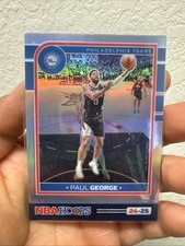 PAUL GEORGE 2023-24 PANINI NBA HOOPS PREMIUM STOCK BASKETBALL #20 SILVER PRIZM