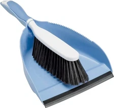Dustpan and Brush Set - 8-inch Dustpan - Comfort Grip Handles for Easy Cleani...
