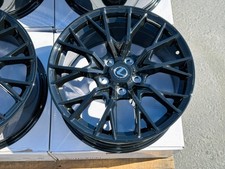 Set Of 4 New Black 17 Rims Wheels 5x114.3 Fits Lexus Es300h Es250 Es330
