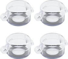 4 Pack 22mm Round Push Button Switch Protective Cover Clear Switch Protector