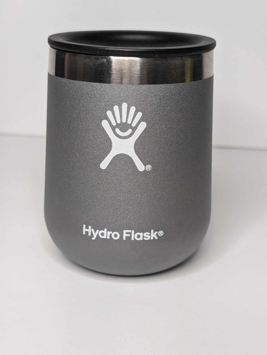 Hydro Flask 10 oz Wine Tumbler Stainless Steel Vacuum Insulated Stone Gray