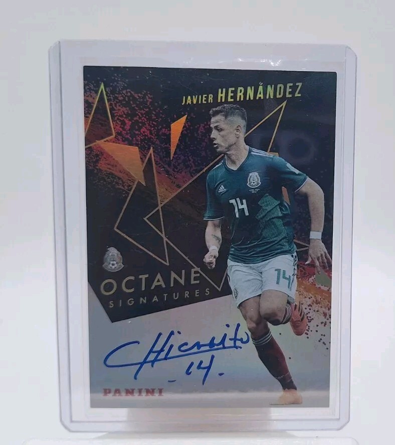 Panini Select soccer シャビ チャビ ツインオート 1of1 2019 Panini Soccer JAVIER Chicharito HERNANDEZ OCTANE On