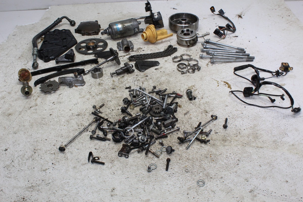 00-02 KAWASAKI NINJA ZX6R ZX600J ENGINE PARTS AND HARDWARE LOT | eBay