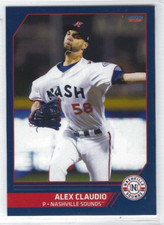 2023 Nashville Sounds (Triple A-Milwaukee Brewers) Alex Claudio