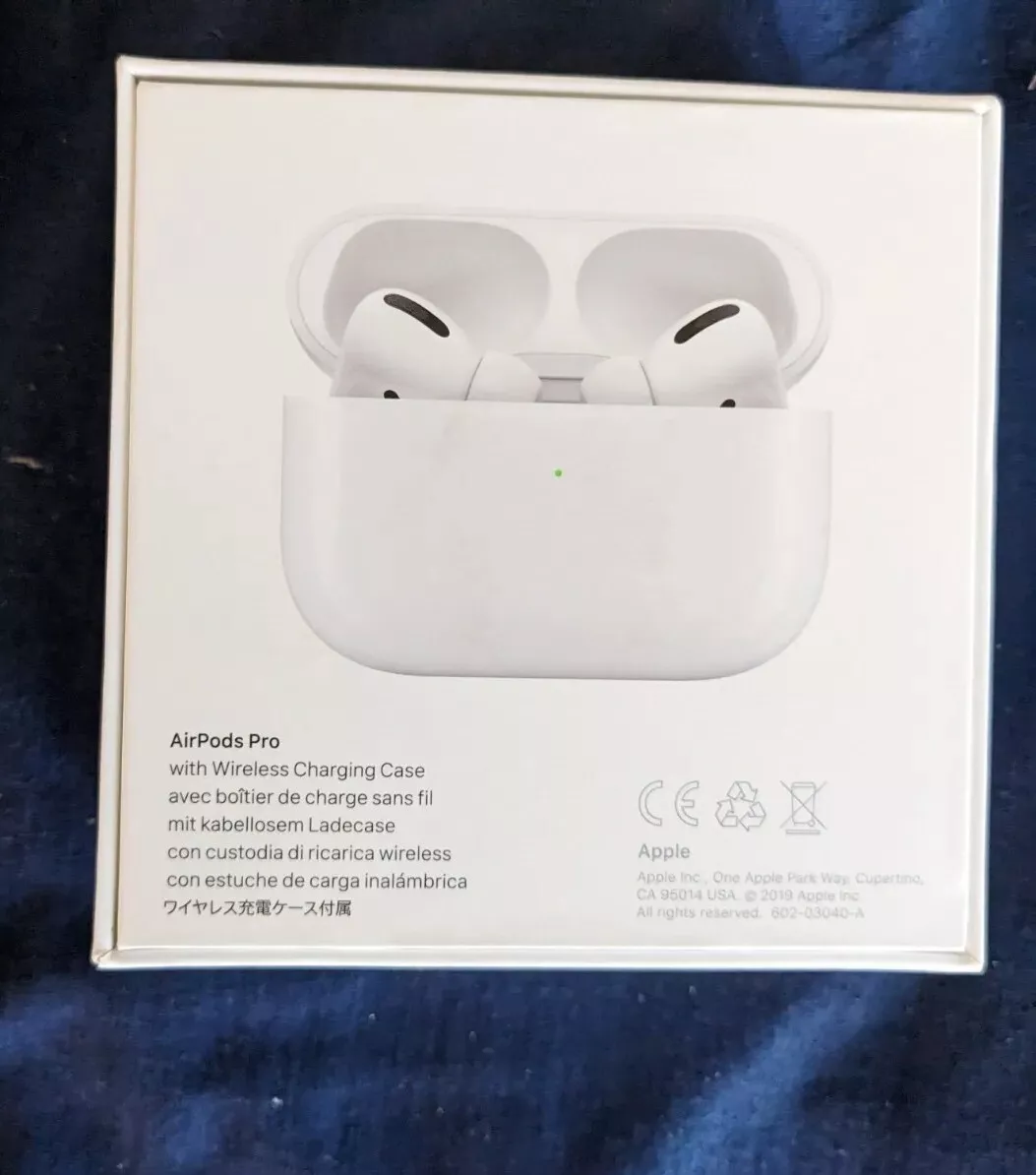 Apple Airpods Pro 1ère génération **Boîte uniquement** avec écouteurs