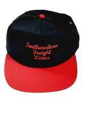 Vtg Southeastern Freight Lines Snapback Trucker Hat Ball Cap USA