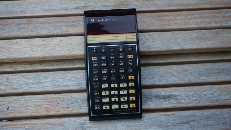 VINTAGE Texas Instruments TI Programmable 59 Retro Taschenrechner Anleitung etc. - Bild 4 von 4