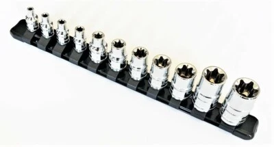 11pc Proto Blackhawk Professional Inverted Female E-Torx Socket Set HW-9511ET