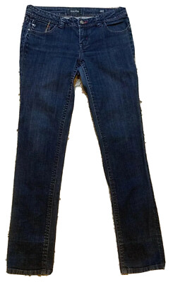 MEK USA DNM ''Moscow Cigarette'' Dark Blue Denim Skinny Jeans Size 30X33