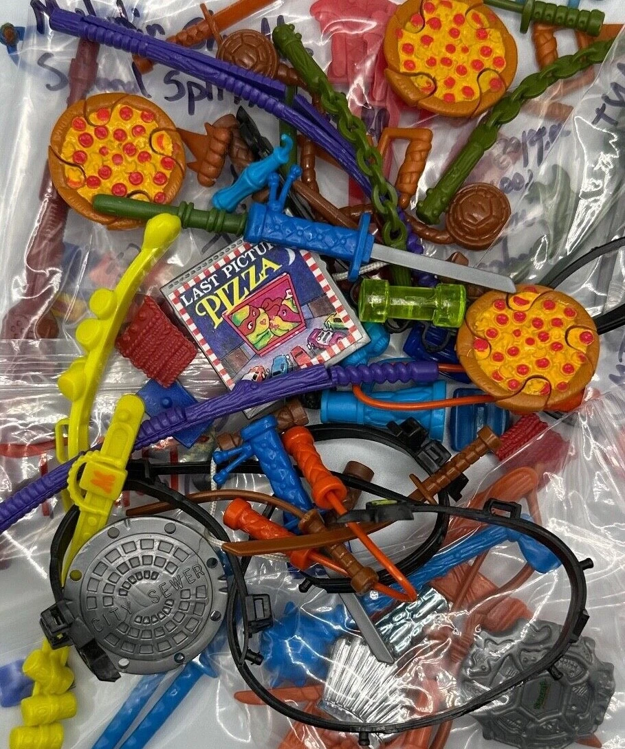 Vintage TMNT Teenage Mutant Ninja Turtles ACCESSORIES WEAPONS PARTS You Choose