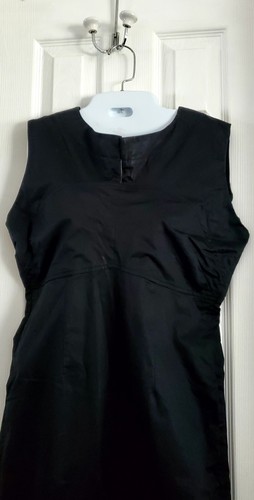Jil Sander Women's Black Sheath Dress Made in Italy Sz 40 - Picture 2 of 6