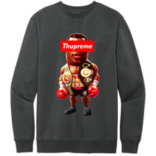 NEW Art Society THUPREME TOON CHARCOAL Crew Sweater SM-4XLARGE MADE IN USA