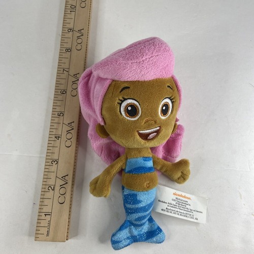 Nick Jr. BUBBLE GUPPIES 7" Plush Molly Pink Hair Mermaid Doll Stuffed ...
