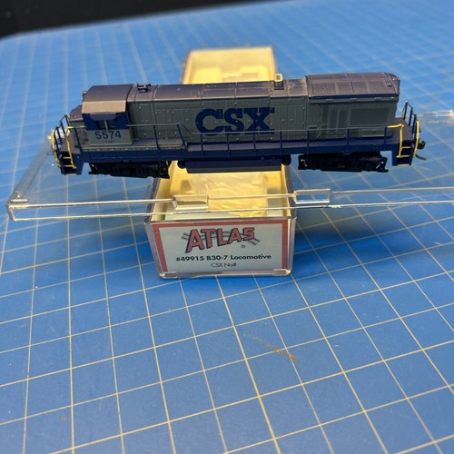 ATLAS # 49915 ~ CSX B30-7 POWERED LOCOMOTIVE #5574 ~DCC READY~N SCALE ...