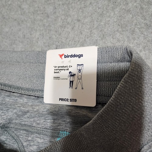 Birddogs XXL Jogger Grey $119 Retail Boom For Your Boomstick Zip Pocket Unlined - Bild 9 von 14
