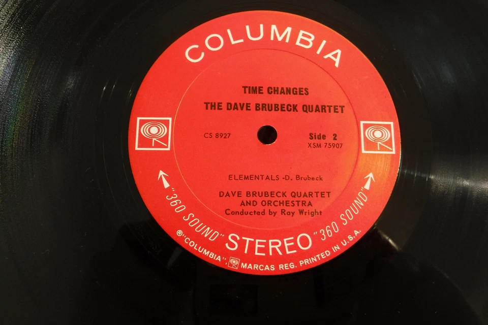 Квартет Дэйва Брубека, Time Changes, Columbia CL 2127, 1964 Jazz, Post Bop - Изображение 4 из 4
