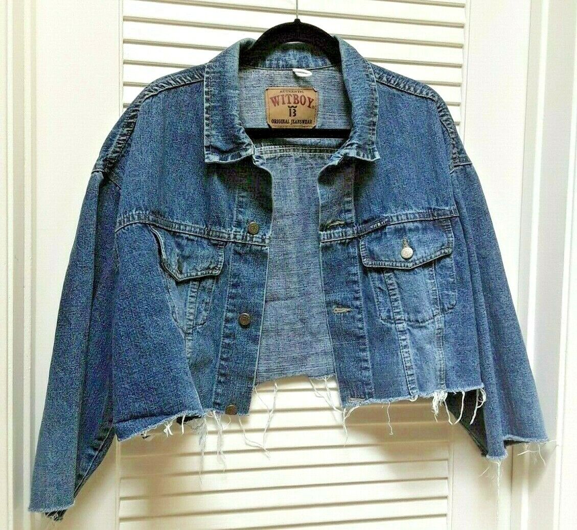 Witboy 13 Authentic Original Jeanswear Distressed Blue Jeans Witboy 13 Authentic Original Jeanswear Distressed Blue Jeans