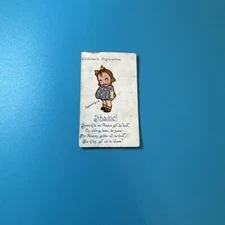 Tobacco Card Gallaher,Kute Kiddies Series, 1916 Shame 85 Adam Eve Rare Scarce