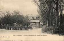 CPA PARIS - Entr�e du Restaurant du Plateu de Gravelle (51455)