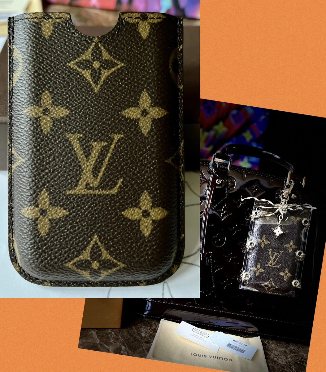 Louis Vuitton Monogram ETUI 3G IPhone Sleeve Bag Charm Belt Bag W