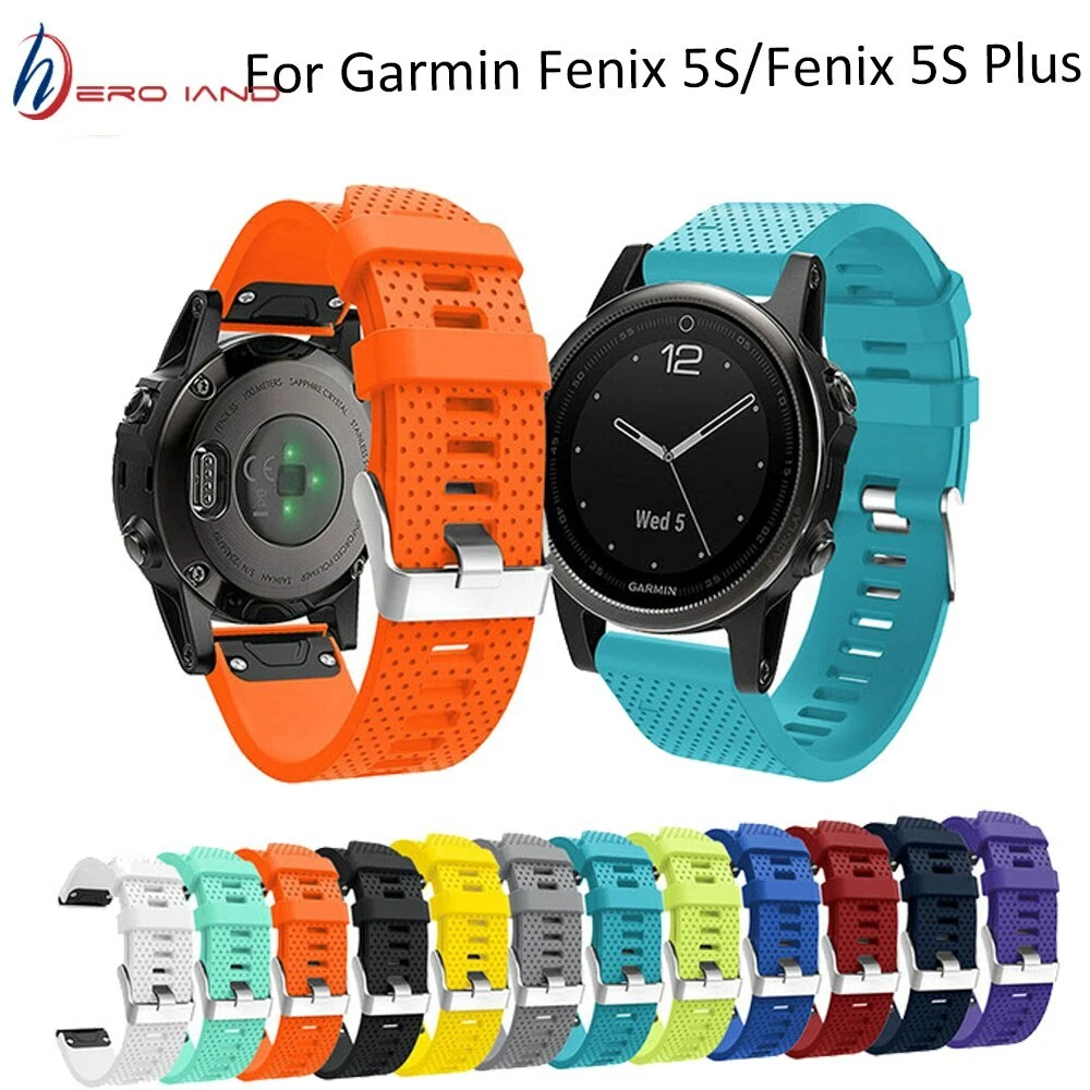 correa de muñeca para Garmin Fenix 5S GPS, 20mm muñeca banda correa de  reloj