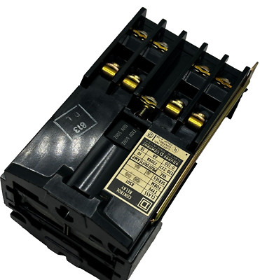 SQUARE D TYPE GO-80 AC CONTROL RELAY CLASS 8501 SERIES D 10AMP MADE IN USA  