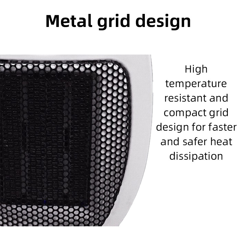 Mini Electric Heater 500W Wall Plug in Portable Ceramic Fan Heater