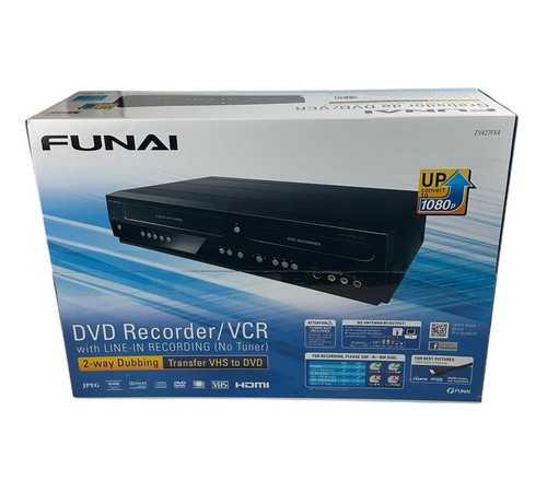 Funai ZV427FX4 DVD Recorder VCR Combo Player VHS Transfer Brand New ...