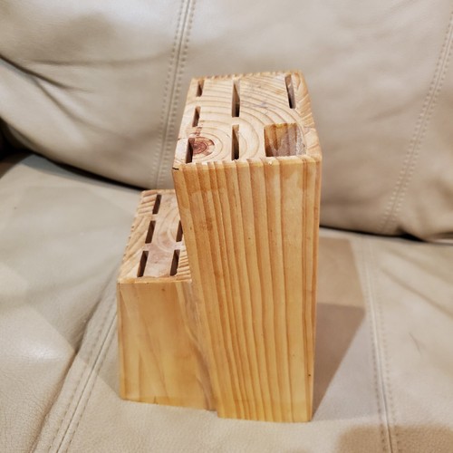 Farberware Wood Knife Block 13 Slots No Knives Included - Foto 23 di 24
