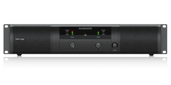 送料込み　Behringer NU6000 パワーアンプ6000W 動作品 Behringer NX6000 6000W 2-channel Power Amplifier Black w/tracking