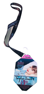 official taylor swift 1989 tour vip lanyard and lenticular
