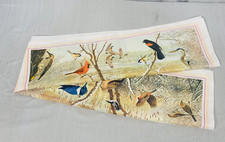 Bird Scarf by National Wildlife Federation Winter Cardinal 1979