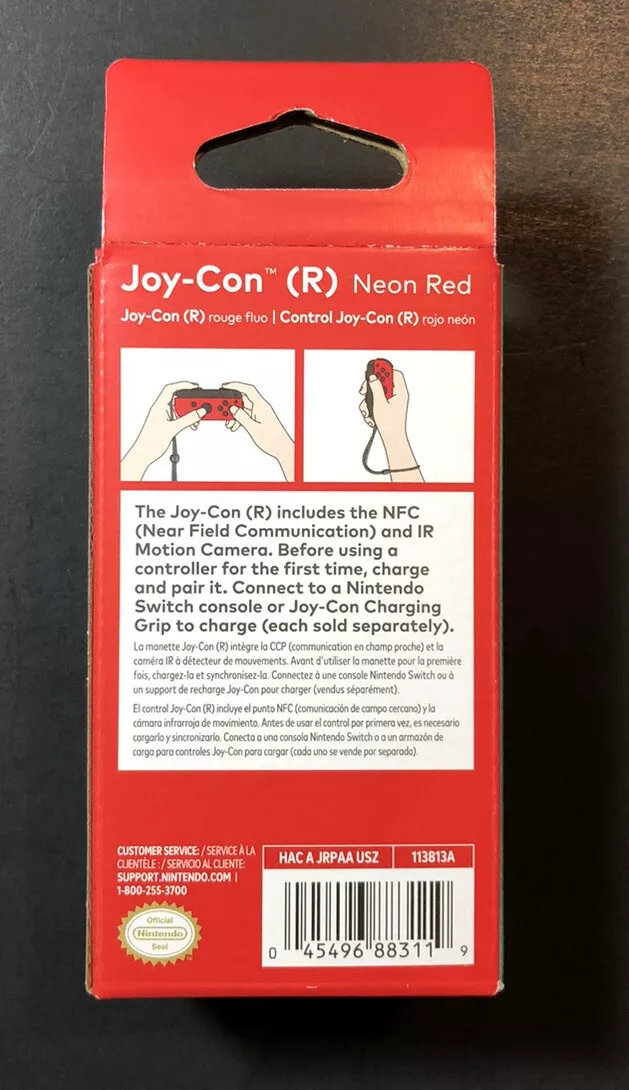 Nintendo Switch Joy-Con (R) Neon Red