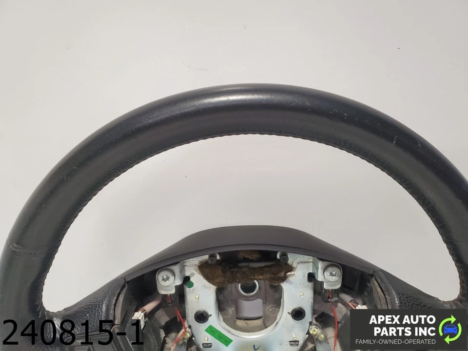 Volante Saturn Vue 2008 3,6 L negro y plateado fabricante de equipos originales con controles Foto 4 de 4