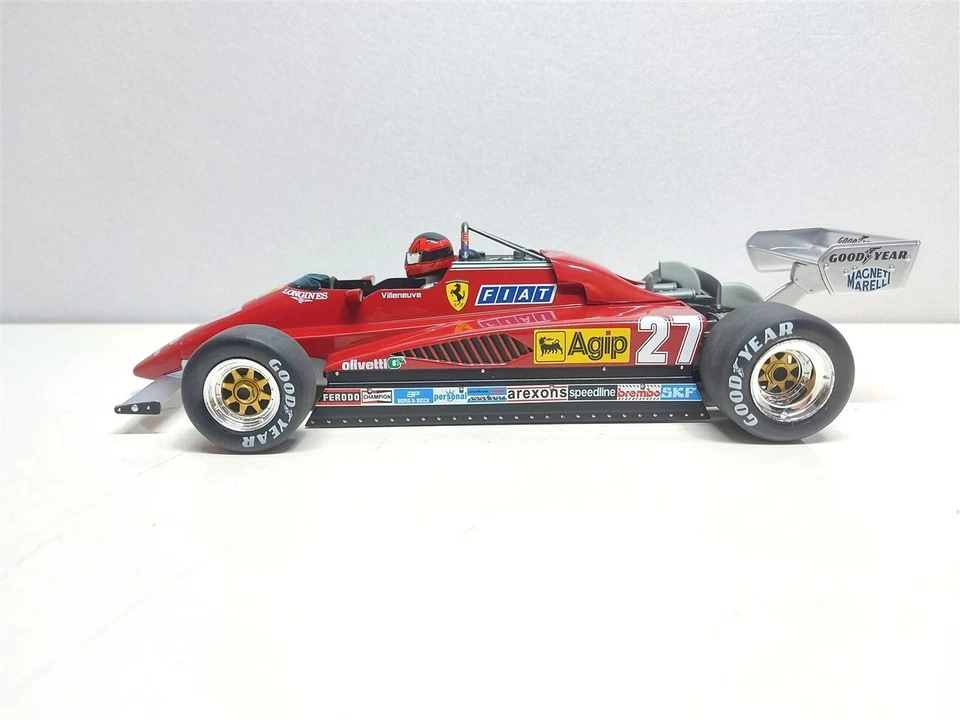 Ferrari 126 C2 Formula 1 GP Belgio 1982 #27 G. Villeneuve - 1/18 MCG - Immagine 4 di 4