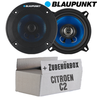 Lautsprecher Boxen Blaupunkt 2-Wege Auto KFZ PKW Einbauset FüR Citroen C2 Heck