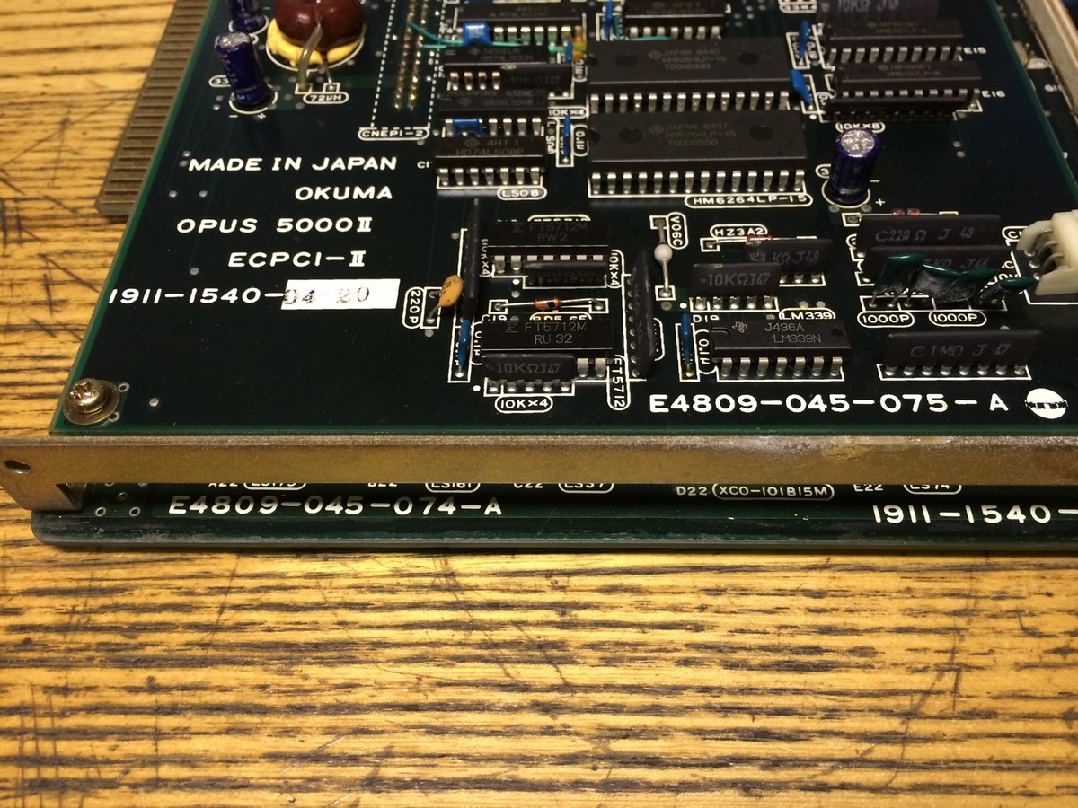 Okuma OPus 5000 II E4809-653-008-1 045-074-A 075-A ECP Card Cnc