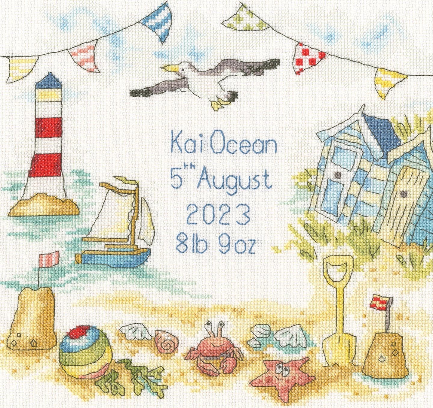 My First Holiday Counted Cross Stitch Kit by Bothy Threads