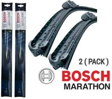 NEW MARATHON 22" + 22" Weather Armor Beam Wiper Blades All Weather ( 2 PACK )