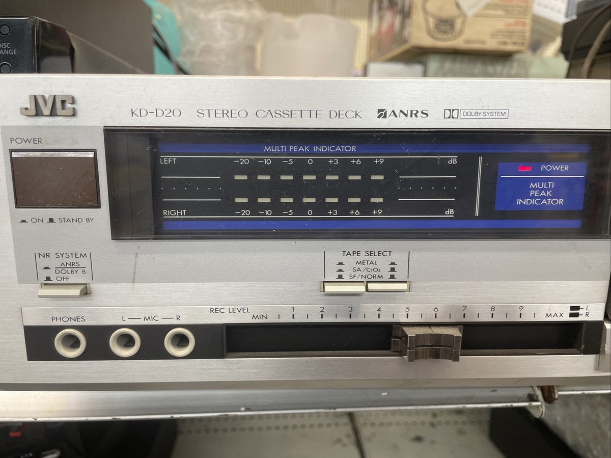 JVC KD-D20 VINTAGE CASSETTE DECK WORKS! | eBay