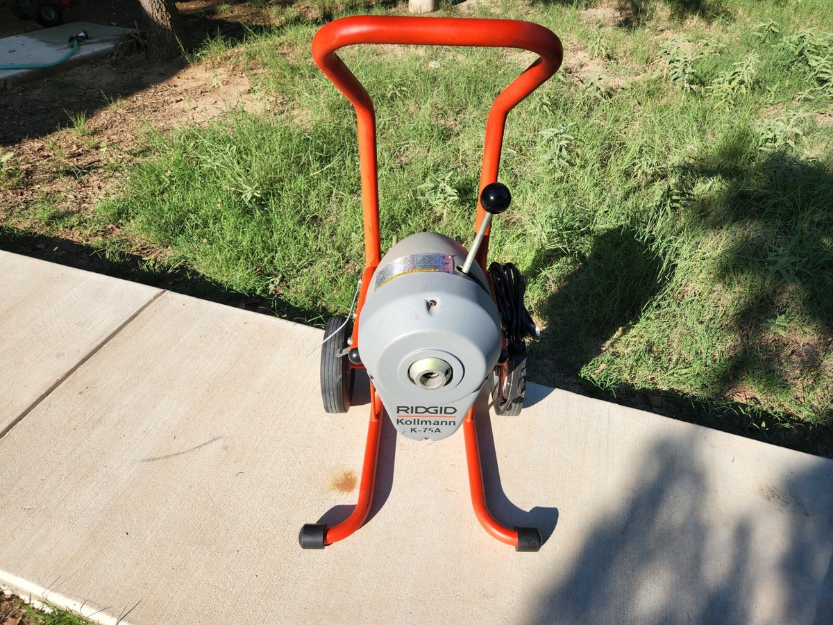 Ridgid Kollman K-75A Sectional Drain Cleaning Machine | eBay