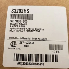 10 Ct Box Uvex S3202HS safety glasses.  Amber lens Hydro shield Anti Fog Coating