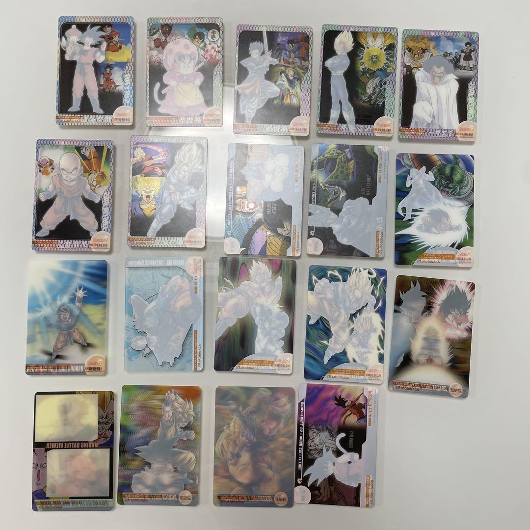 Dragon Ball Z 3D Collection Card 19 set Morinaga Cards Anime Manga