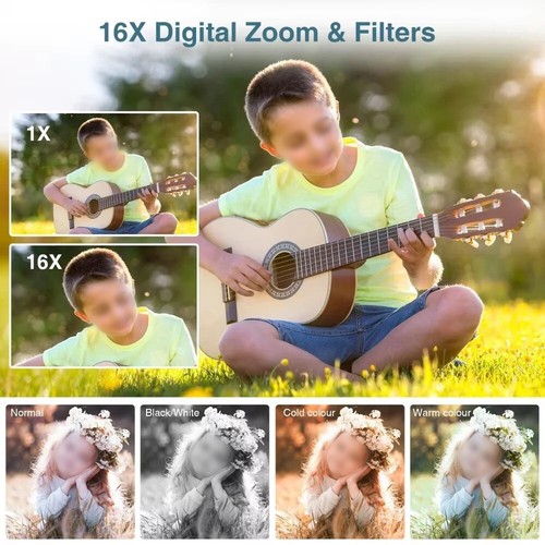 Appareil photo num??rique facile ?? utiliser pour enfant avec fonction 48MP et z - Photo 5/16