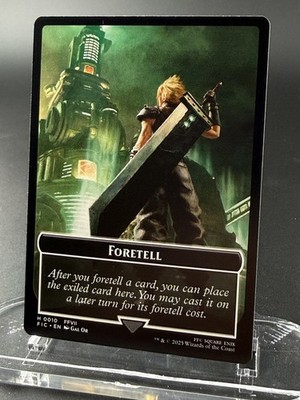 Foretell   Treasure Double-Sided Token Commander: Final Fantasy Regular