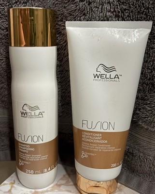 Wella Professionals Fusion Intense Repair Shampoo & Conditioner 8.4/6.7 Oz 2PACK