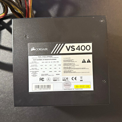 Corsair VS400 400W ATX Non-Modular Power Supply Black CP-9020117 24-Pin