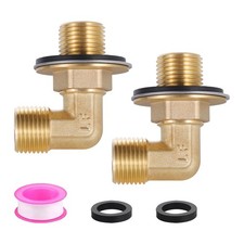 90 Degree Wall Mount Commercial Faucet Installation Kit Backsplash Mount Set