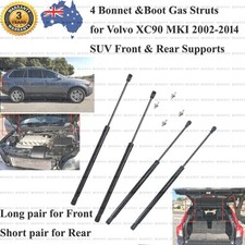 4 Gas Struts for Volvo XC90 1st Gen 2002-2014 Front Bonnet & Back Tailgate Lift