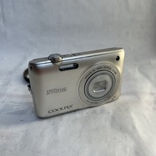 Nikon Coolpix S4100 Beige 14MP 5x Wide Zoom - Tested & Working ! 